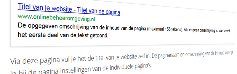 wat is een meta titel